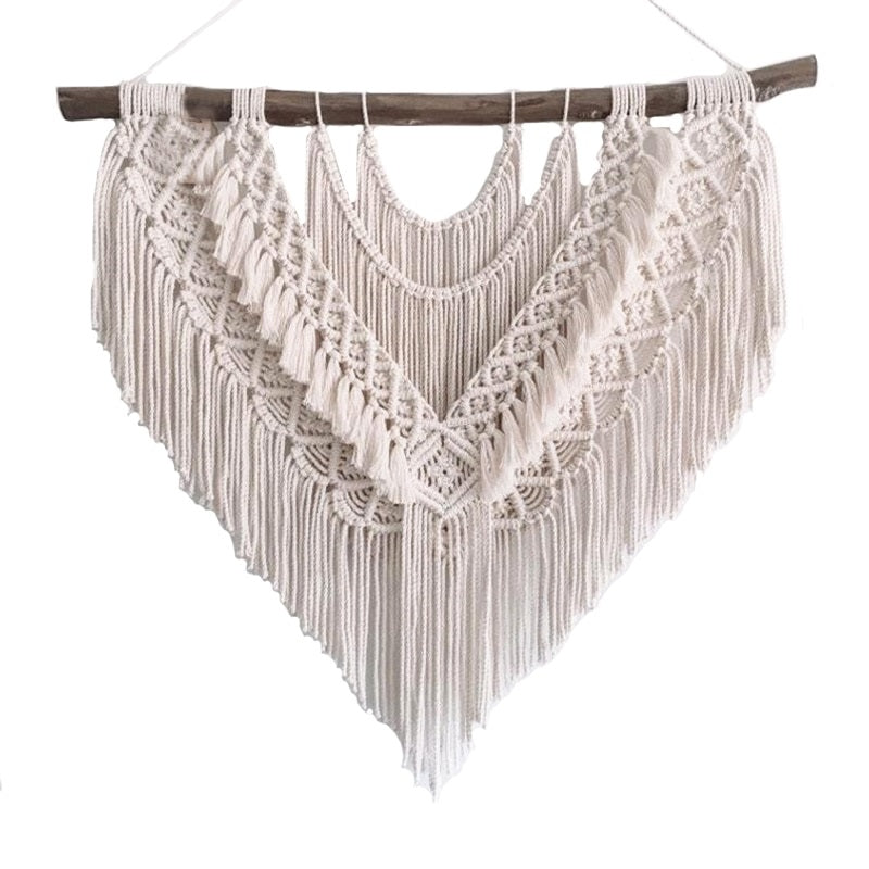 Grand macramé mural – Image 3