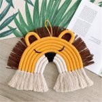 Macrame lion head