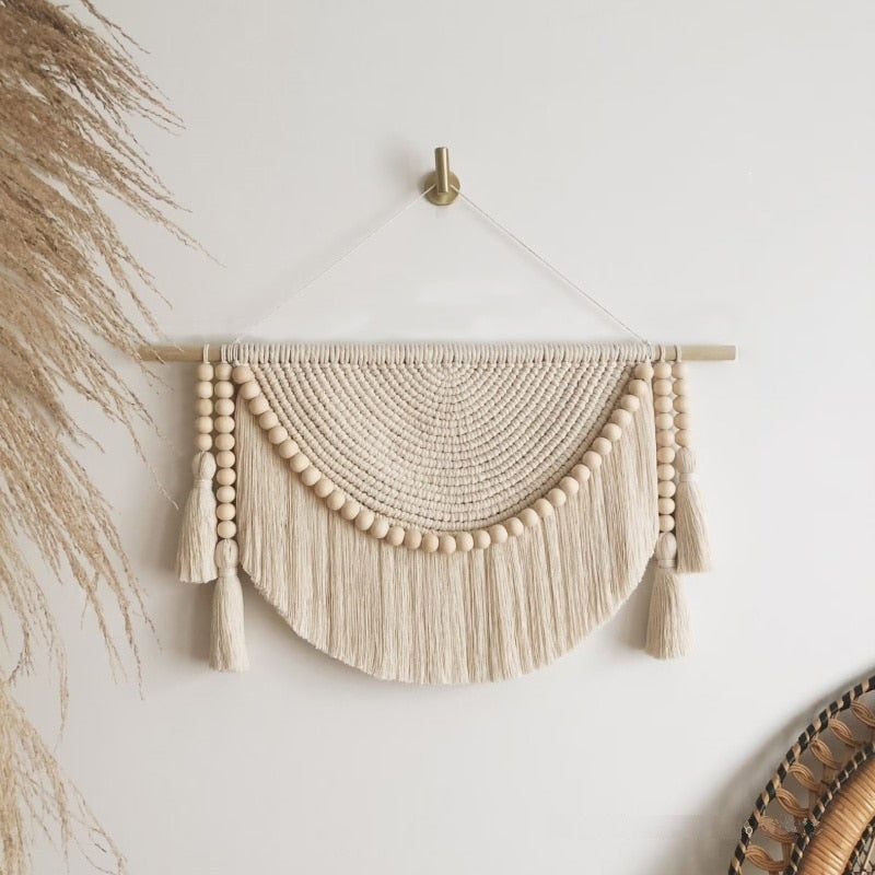 Macramé mural large