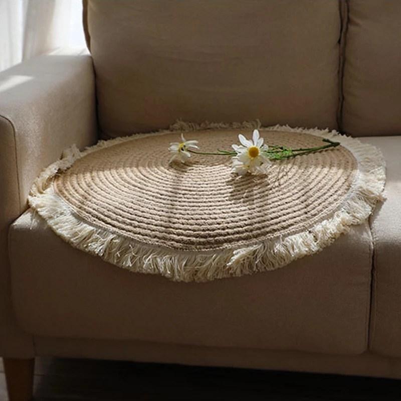 Tapis macramé rond – Image 4