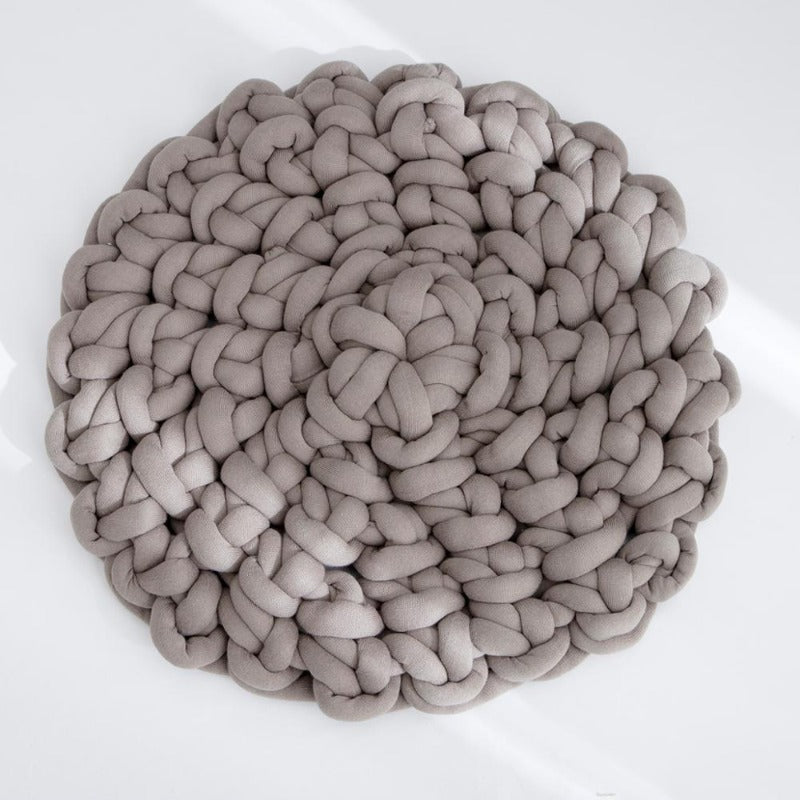 Tapis rond en macramé – Image 4