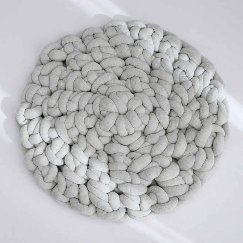 Tapis rond en macramé – Image 8