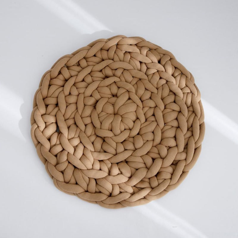Tapis rond en macramé – Image 6