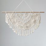 Toile murale macramé