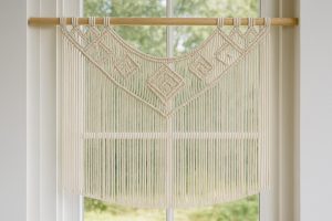 rideau macramé