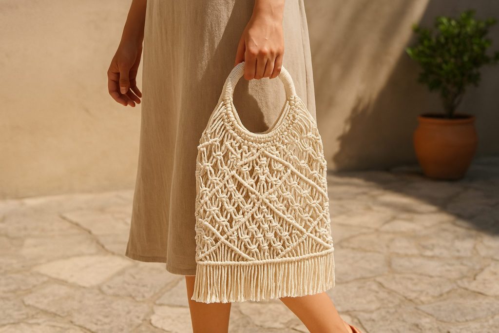 sac en macramé